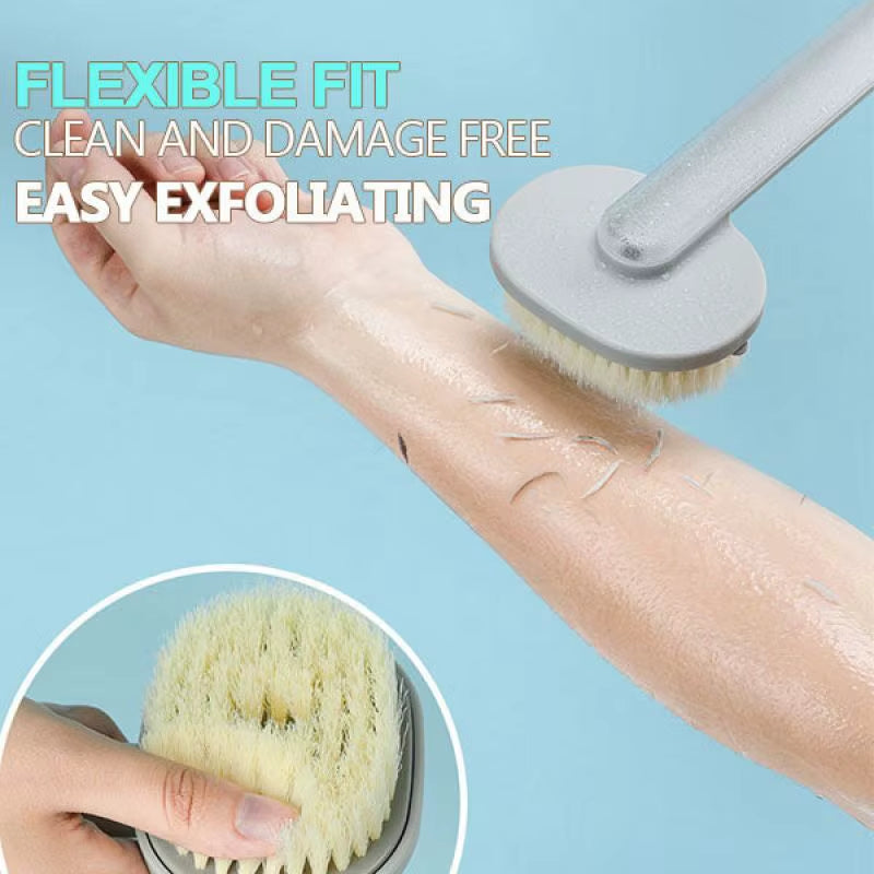 Soft Shower Brush Liquid Bath Soap Dispenser